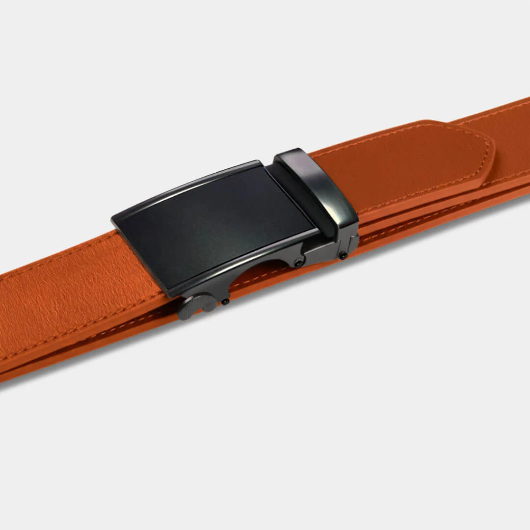 Black/Gunmetal Heritage | Genuine Leather Belt - Image 4