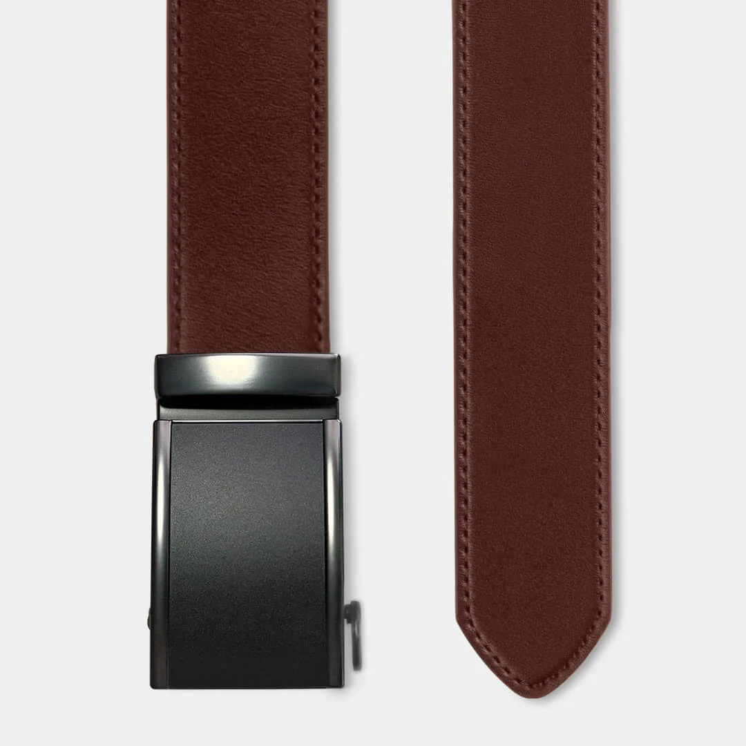 Black/Gunmetal Heritage | Genuine Leather Belt - Image 5