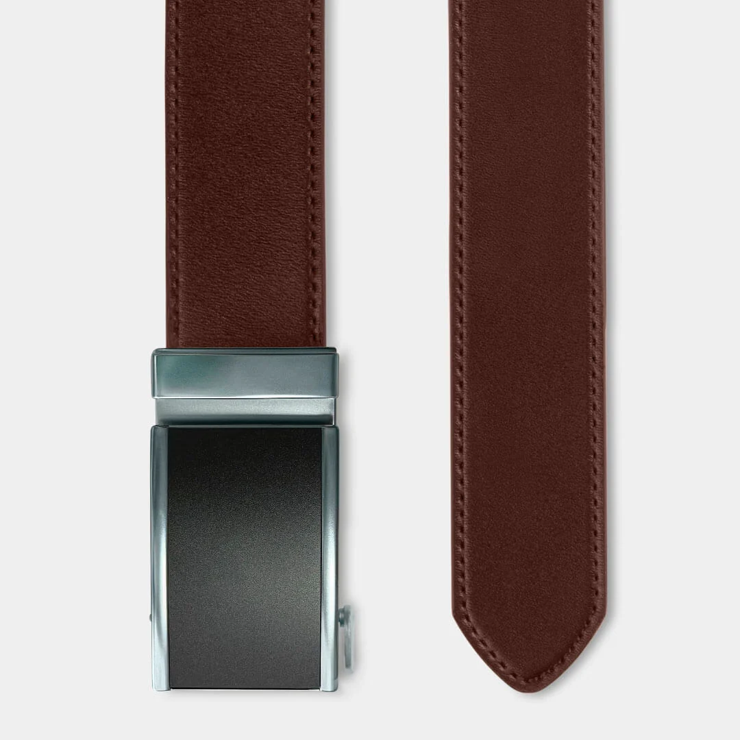 Black/Silver Heritage | Genuine Leather Belt - Image 5